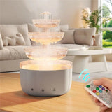 White Noise Diffuser For Bedroom With Cloud Rain Humidifier, LED Mood Light, Essential Oil Diffuser& Rain Sounds