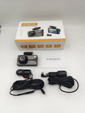 New 4K+4K front and rear dual recording supports GPS track high-definition night vision driving recorder