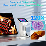 Andonstar Handheld Digital Microscope 2.8" LCD Screen 4X Digital Zoom Microscopes 8 LEDs Coins Electronic Magnifier PC Views