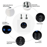 Massage Oil Heater Double Bottle Electric Lotion Cream Heater LED Display Baby Bottles Sub Bottled For Family Professional Salon