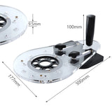 Woodworking Milling Machine Base Engraving Machine Trimming Machine Flip Plate Bottom Plate Slotting Trimming Drilling Locator