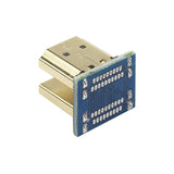 Raspberry Pi 4B/3B+ HDMI 1.4 Adapter - Male to Male Bidirectional Converter for Monitors/Projectors