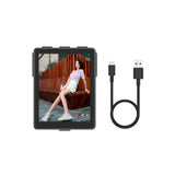 for iPhone Android Phones Rear Camera Selfie Vlog Live Wireless Bluetooth Monitor Portable Mini Smartphone Selfie Screen Display