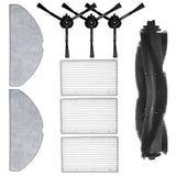 Robot Vacuum Cleaner Replacement Parts Set Of 9PCS For Ilife V20-Main Mian Brush Hepa Filter Side Brush Mop Cloth