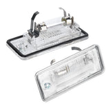 Pair of License Plate Light 8E0807430A 8E0807430B Fit for Audi A3 A4 A5 A6 C6 A8 D3 Q7 RS4 2001-2008