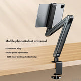 Tablet Desktop Stand Aluminum Alloy Cantilever Lazy Mobile Phone Holder 360 Degree Rotation Adjustment for IPad Multifunctional