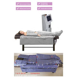 Latest 3-in-1 Pressotherapy Sauna Blanket & Weight Loss with Skin Tightening Light Therapy for Fat Burning