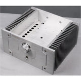 Precision Full Aluminum Amplifier Chassis Case with Dual-Side Heatsink 240x211x120mm