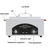 200 Degrees High Temperature Sterilizer Box Nail Tool Sterilizing Manicure Beauty Salon Dry Heat Sterilizer Disinfection Cabinet