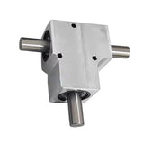 Small Right Angle Commutator Diameter 15MM Single/Double Output Shaft  90° Helical Bevel Gearbox Speed Ratio 1:1 Max Load 20KG