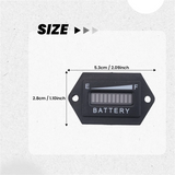 48V Volt BATTERY INDICATOR METER GAUGE For EZGO Club Car For Golf Cart