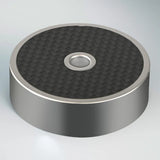 Record Weight Clamp 304 Stainless Steel/Carbon Fiber for Vibration Balanced for LP Vinyl Record Weight Player