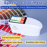 Spectrophotometers Spectro Colorimeter LS176 D/8° Whiteness and Yellowness Spectral Reflectance Curves APP Software for Paint