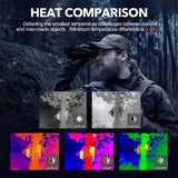 GTguard Ai15 Digital WIFI Infrared Thermal Imager Tactical Telescope Thermal Imaging Night Vision Monoculars for Hunting Outdoor