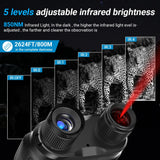 APEXEL NV008 Professional Tactical Binocular Telescope Camera Infrared Night Vision Binoculars Recorder for Hunting Camping