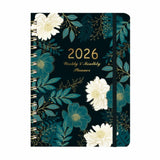 New A5 2026 Planner Jan.2026 - Dec.2026 Agenda Calendar 2026 Monthly Tabs Weekly and Monthly Coil Notebook