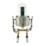 Single Tube Stainless Steel Robotic IN18 Glow Tube Clock IN-18