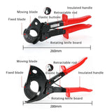 HS-325A/HS-520A Cable Shear Wire Breaker Cable Scissors Cutting Ratchet Cable Shear Tool