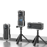 Protective Frame Cage For Insta360 X5 With Cold Shoe Mount Housing Case For Insta 360 X5 Camera Accessories