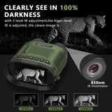 DT29 Infrared Digital Night Vision Binoculars with2.5K UHD 40MP Telescope 8X Zoom 10X Optical  for Hunting Camping