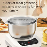 250W Smart Fermentation Function Mixer Machine 7L Automatic Dough Mixer Home Appliance for Bread Pizza Dough Kneading Kitchen