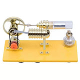 Stirling engine model car physics science technology science small production small invention experimental toy engine