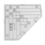 Grids Quilt Ruler Increase Efficiency Acrylic  Scale Household Sewing Ruler Slip Resistance for  Sewing Accessories