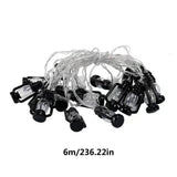 String Lights Outdoor LED Tent Lantern Waterproof Landscape Lights For Outside Party Porch Backyard Bistro Garden Patio Yard