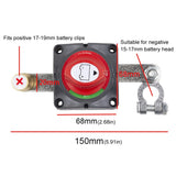 Auto Battery Disconnect Switch On/Off 300A 12-48V Top Post Battery Switch Marine Battery Switch for Car SUV Boat