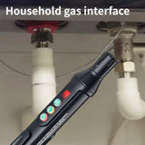 MASTFUYI Portable Gas Leak Detector Natural Gas Detector Combustible Gas Detector With Audible Visual Alarm Gas Sniffer Tool