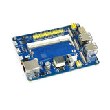 Raspberry Pi CM3/CM3+ Compute Module PoE Expansion Board with Dual Camera, Display & USB Ports