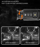 NV8260 4K HD Head-mounted Infrared Tactical Telescope Camera 36MP Professional Digital Night Vision Monoculars for Hunting