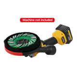115mm Extraction Hood for Angle Grinder + 115mm x 15mm Grinding Cup for Concrete with ABS Material, 1 Cover, 1 Sanding