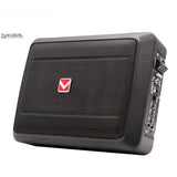Ranlraka 12V Active Subwoofer 7*10 Inch Car Ultra-thin Seat Subwoofer Max600W 4ohm Pure Bass Small Subwoofer