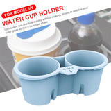 Beverage Bottle Bracket Antislip Drinks Support for TESLA Model 3 (Blue)