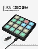M-VAVE Pocket MIDI Pad, Portable DJ Music RGB Arranger, Keyboard Controller