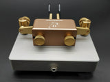 HEC Telegraph Key Automatic Key Dual-Paddle magnetic Rebound  CW Key Stainless Steel Morse Key Ham Everyday Contact