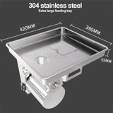 110/220V 1800W Commercial Meat Grinder 304SUSElectric Food Crusher Slicer Shredder For Butcher Shop Restaurant Food Processing