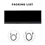 14" 4K 3840x1100 Touch LCD Monitor Type C DP Video Port,Dual Speaker