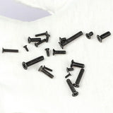 720pcs Laptop Notebook Computer Carbon Steel Screws Kit Set, Flat Head Phillips Screw , M1.4/1.7/2/2.5/3 Countersunk ssd Screws