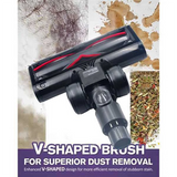 Floor Brush Head And Cleaning Brush For Dreame V13 H30 Vacuum Cleaner Replacement Parts With LED Optical Inspection Light