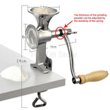 Hand Crank Coffee Bean Grinder Manual Stainless Steel Fixed Pepper Grinder Multifunctional Spice Grinding Machine Easy To Clean