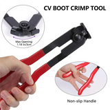 2Pcs CV Boot Clamp Pliers Set With 20Pcs Crimp Bands, Joint Boot Clamp Crimp Pliers, Axle Pliers Car Banding