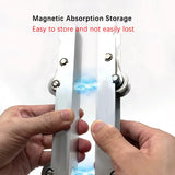 Small Portable Aluminum Alloy Horizontal Flat Track Fiber Optic Cable Leather Wire Cable Retractable Cable Support