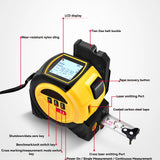 3 IN 1 40M/60M Laser Tape Measure Laser Distance Meter Digital Tape Measure Measuring Tool Steel Tape Measure USB Rechargeable