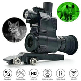 NV700S Night Vision Scope Waterproof Infrared Monocular Telescopes 4X-14X 1080P HD Wifi IR Camera Recorder for Hunting
