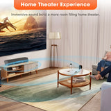 SE07 Sound Bar System Wireless Home Theater System 40W High-Power Bluetooth Speaker Home Theater Remote Control Desktop Speakers