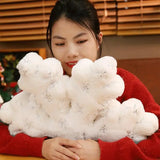 2025 New Snowflake Throw Pillow Safe for Kids Sensitive Skin Comfortable