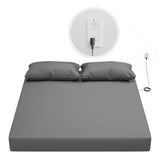 Grounding Sheet for Better Sleep - Cotton and Silver Conductive Fitted Sheet with Grounding Cord, Machine Washable for Twin