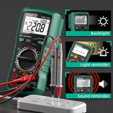 MASTFUYI Digital Multimeter 6000 Count AC/DC 2000V/20A True RMS Temperature Tester for Electrician Photovoltaic Mining 2025 New